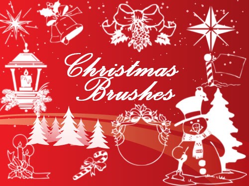 christmas brush photoshop free download